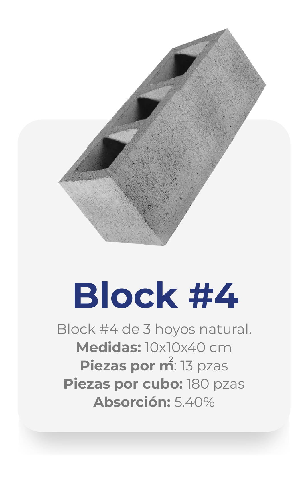 Block de concreto #4